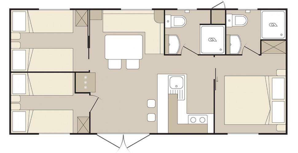 ביוגראד נה מורו Mobile Home Posidonija מראה חיצוני תמונה
